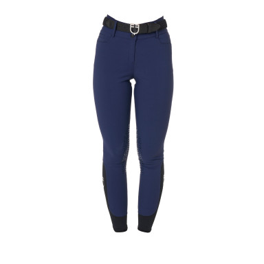 Pantaloni Cu Talie Inalta Cu Grip La Genunchi Equestro 