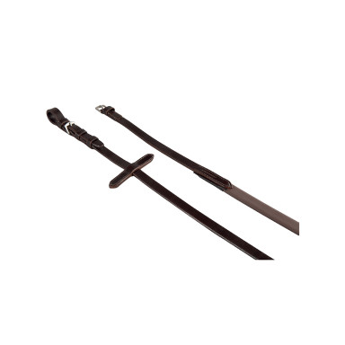 Darlogi din piele si cauciuc neted Equestro 