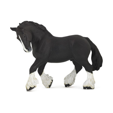 Papo Black Shire Horse