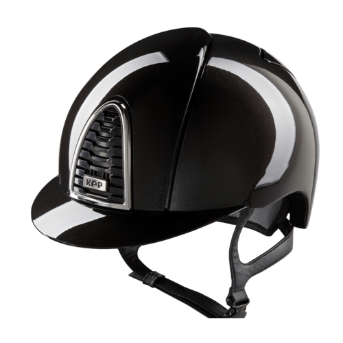 KEP CROMO 2.0 SHINE BLACK casca de protectie pentru echitatie 