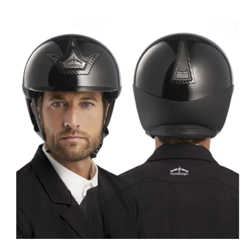 Casca de protectie pentru echitatie cu carbon Veredus 